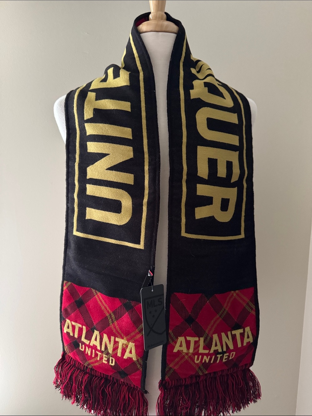 Atlanta United Scarf Reversible MLS Licensed Rowdy & Proud NWT